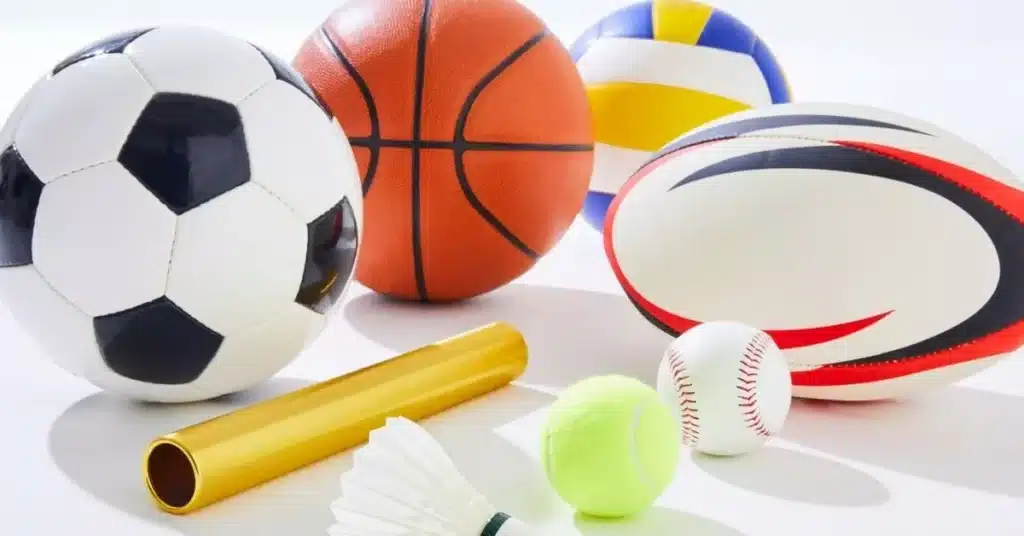 A mix of white label sporting goods.